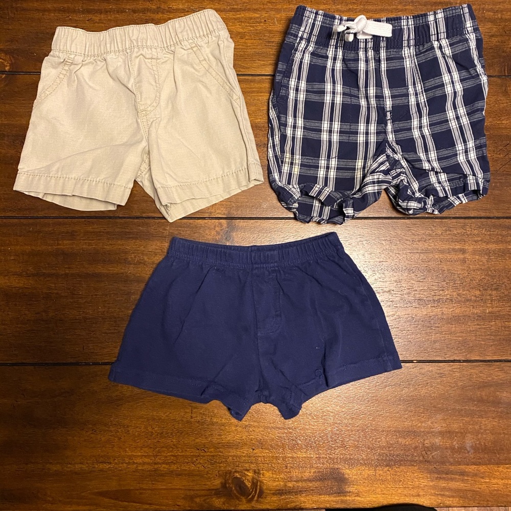 3 shorts